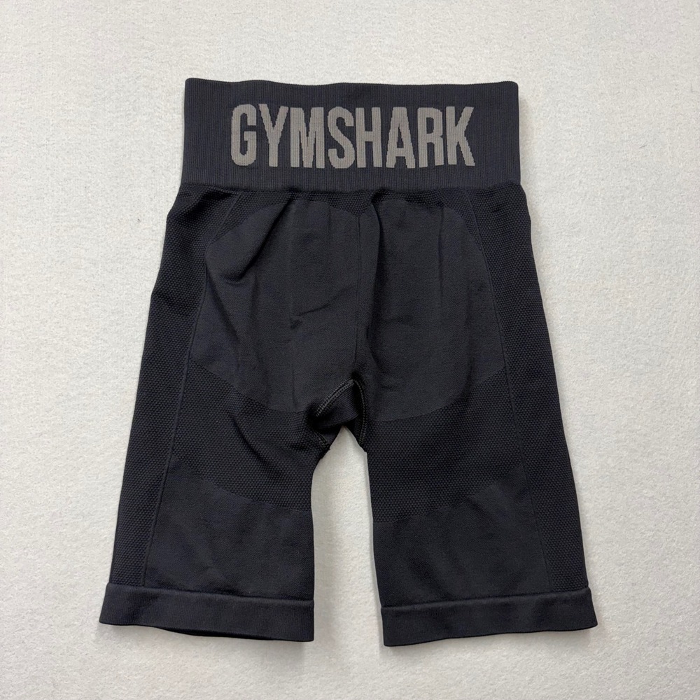 Gymshark Biker Shorts Women XS Black Vital Seamless 2.0 High Waisted Athletic